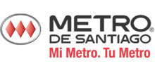 logo del metro de la ciudad  de santiago de chile